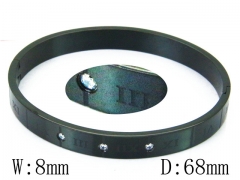 HY Wholesale Stainless Steel 316L Bangle(Crystal)-HY42B0204HJL