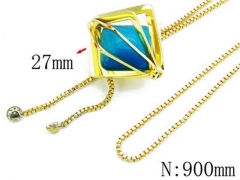 HY Stainless Steel 316L Necklaces-HYC80N0020HMZ