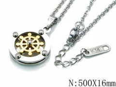 HY Stainless Steel 316L Necklaces-HYC80N0087HKZ