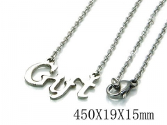HY Stainless Steel 316L Necklaces-HYC03N0158JE