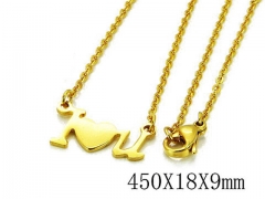 HY Stainless Steel 316L Necklaces-HYC03N0161KLR