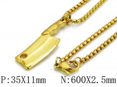 HY Stainless Steel 316L Necklaces-HYC27N0941HPZ