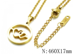 HY Stainless Steel 316L Necklaces-HYC80N0118NV