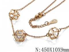 HY Stainless Steel 316L Necklaces-HYC80N0029HLZ