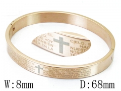 HY Wholesale 316L Stainless Steel Bangle-HY42B0198HEE