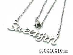 HY Stainless Steel 316L Necklaces-HYC03N0183JT