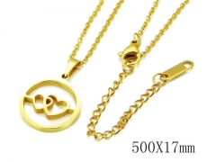 HY Stainless Steel 316L Necklaces-HYC80N0237MS