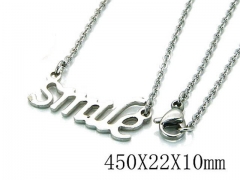 HY Stainless Steel 316L Necklaces-HYC03N0173JG