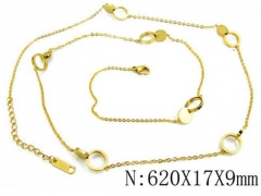HY Stainless Steel 316L Necklaces-HYC80N0017HOZ