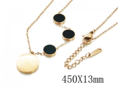 HY Stainless Steel 316L Necklaces-HYC80N0249HDD