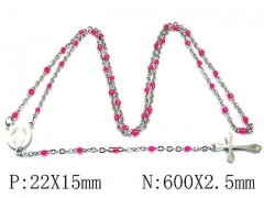 HY Stainless Steel 316L Necklaces-HYC61N0679PW