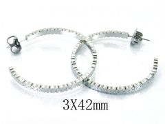 HY Stainless Steel 316L Bear Earrings-HY90E0233HMX