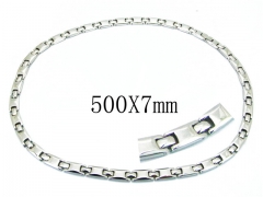 HY Stainless Steel 316L Necklace-HY36N0007LIC