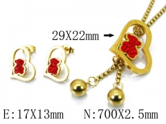 HY 316 Stainless Steel jewelry Set-HY02S2754HLV