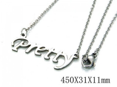 HY Stainless Steel 316L Necklaces-HYC03N0177JQ