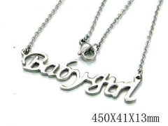 HY Stainless Steel 316L Necklaces-HYC03N0184JE