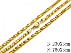 HY Necklaces and Bracelets Sets-HYC03S0119HOL