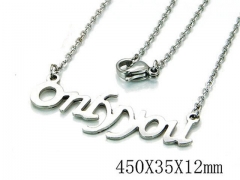 HY Stainless Steel 316L Necklaces-HYC03N0178JE