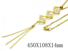 HY Stainless Steel 316L Necklaces-HYC80N0233NE