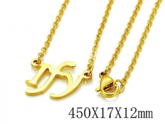 HY Stainless Steel 316L Necklaces-HYC03N0160KLQ
