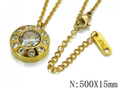 HY Stainless Steel 316L Necklaces-HYC80N0078HJZ