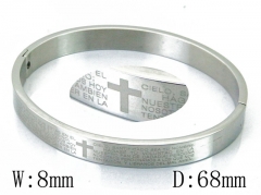HY Wholesale 316L Stainless Steel Bangle-HY42B0197ML