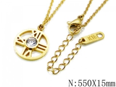 HY Stainless Steel 316L Necklaces-HYC80N0034HIZ