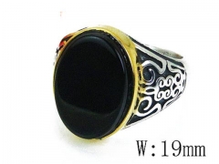 HY Stainless Steel Big-Crystal Rings-HYC17R0138HJV