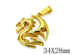 HY Stainless Steel 316L Animal Pendant-HYC45P0022OR