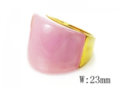 HY Stainless Steel Big-Crystal Rings-HYC17R0010IQQ