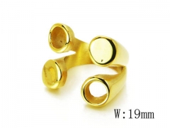 HY 316L Stainless Steel Hollow Rings-HYC16R0187OY