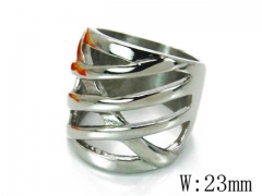 HY 316L Stainless Steel Hollow Rings-HYC45R0008OD
