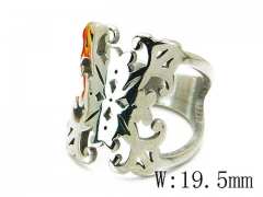 HY 316L Stainless Steel Hollow Rings-HYC16R0062LY