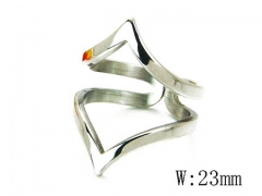 HY 316L Stainless Steel Hollow Rings-HYC16R0066LS