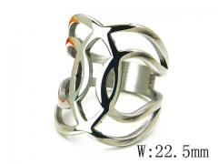 HY 316L Stainless Steel Hollow Rings-HYC16R0060LW