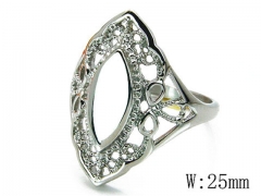 HY 316L Stainless Steel Hollow Rings-HYC46R0898PE