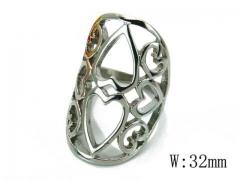 HY 316L Stainless Steel Hollow Rings-HYC45R0006OL