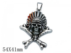 HY Stainless Steel 316L Pendants (Skull Style)-HY06P0784H20