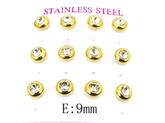 HY Stainless Steel Small Crystal Stud-HY59E0597HID
