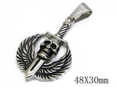 HY Stainless Steel 316L Pendants (Skull Style)-HY06P0800P0