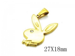 HY 316L Stainless Steel Animal Pendant-HY54P0108IL