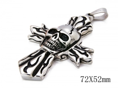 HY Stainless Steel 316L Pendants (Skull Style)-HY06P0738H30