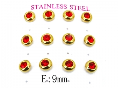 HY Stainless Steel Small Crystal Stud-HY59E0603HIW