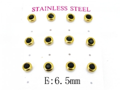 HY Stainless Steel Small Crystal Stud-HY59E0606HHA