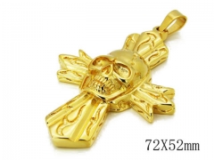 HY Stainless Steel 316L Pendants (Skull Style)-HY06P0739H50