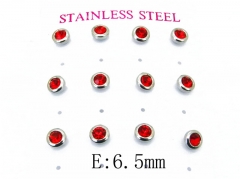 HY Stainless Steel Small Crystal Stud-HY59E0617OE