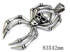 HY Stainless Steel 316L Pendants (Skull Style)-HY06P0796H20