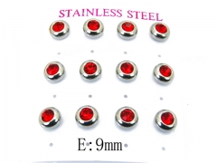 HY Stainless Steel Small Crystal Stud-HY59E0605PW