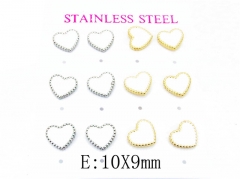 HY Stainless Steel Small Crystal Stud-HY59E0593HML