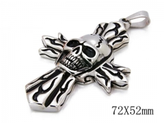 HY Stainless Steel 316L Pendants (Skull Style)-HY06P0723H30